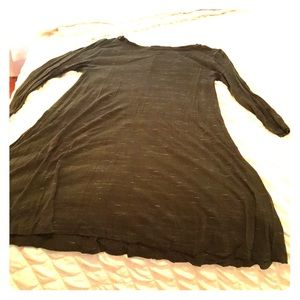 3/4 length cotton tunic dress